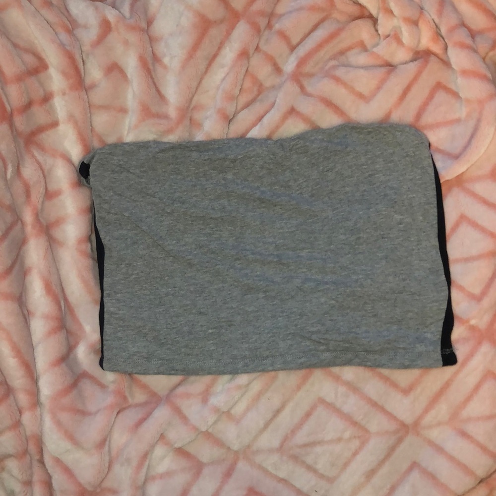 Grey tube top